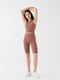 Women's Straight Elastic Waist Seamless Shorts Tights